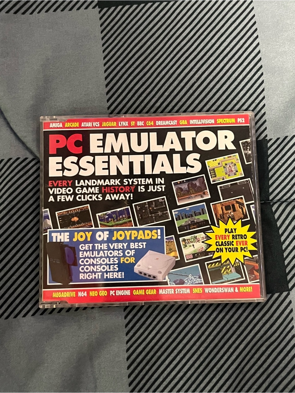 Vintage Retro PC Emulator Essentials Disc By pC Action Emulate Issue #07